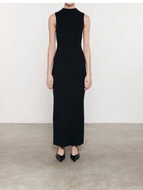 Sleeveless Black Maxi Dress - Classic Tank Style